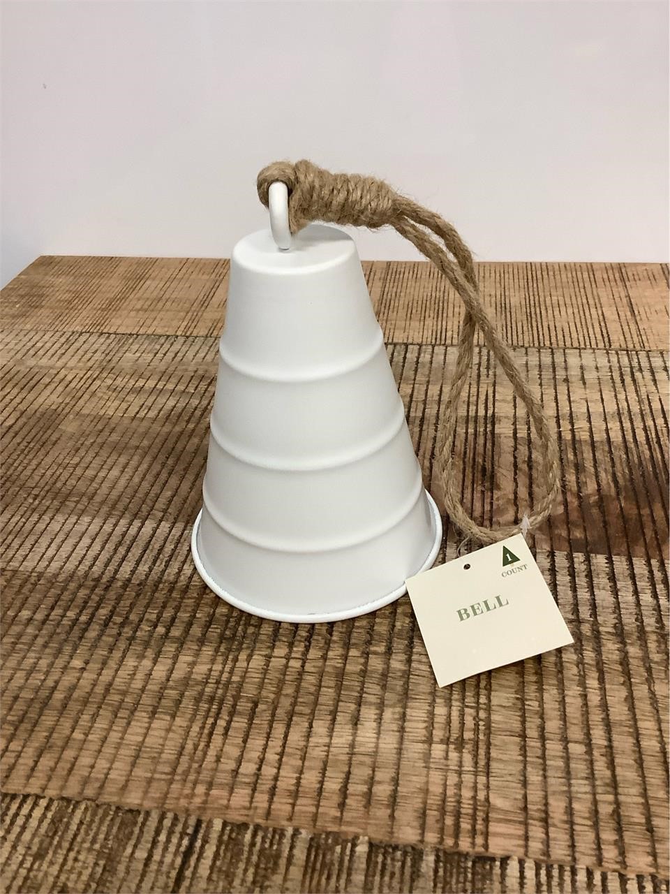 $5  white decorative holiday bell