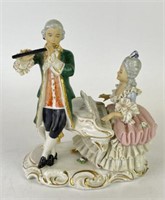 Dresden Porcelain Lace Musical Figurine