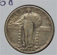 1927 S Standing Liberty Silver Quarter