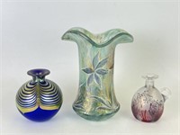 Selection of Art Glass - Signatures On Two
