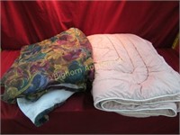 Comforters, 2pc Lot