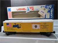 Lionel Massachusetts Boxcar 6-7606 IOB
