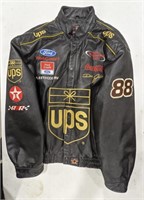 Leather Nascar jacket. Size XL. JH Design