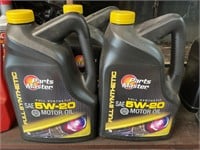 3 gallons of 5W 20 motor oil
