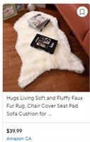 Hugs Living Faux Fur Rug 27.5"x39"