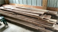 Pile of various sizes of wood