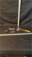 Knife lot and small hatchet