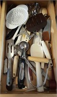 Hand kitchen utensils, spatulas, spoons,