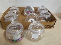 8 new Christmas plastic containers