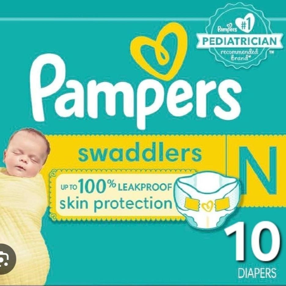 Pampers Newborn Diapers x 10