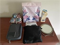 Collection of Ladies Cosmetic Mirrors, Bags & More