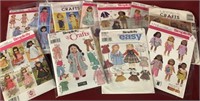 DOLL CLOTHES PATTERNS. CANT  GUARANTEE