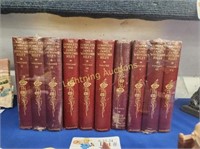 ANTIQUE 10 VOLUME BOOK SET