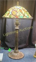 VINTAGE TIFFANY STYLE TABLE LAMP