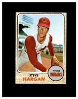 1968 Topps #35 Steve Hargan EX to EX-MT+