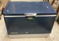 Great metal Coleman ice chest in beautiful