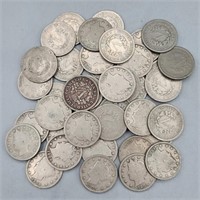 (40) 1906 Liberty V Nickels