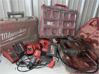 Milwaukee Cordless Tools: Drill, Grease Gun,