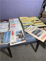 Quantity of 20 old country guides from 1949 to