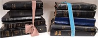 2 BUNDLES OF ASSORTED VINTAGE BIBLES ASST SIZES