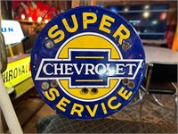 2ft Metal Embossed Chevrolet Neon Sign