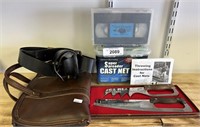 Cast Net, Knives, CS Belt w/ Pouch, Pistol Case.