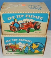 Lot of 2 Toy Farmer AC D19 & Case 800, 1989 & 1990