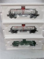 LIONEL SET OF (3) GETTY TANK CARS - NEW OLD STOCK