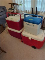 Four Coolers As Shown