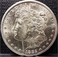 1882-CC Carson City Morgan Silver Dollar Coin