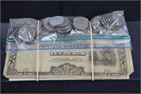 Bag Lot - Foreign Coins & Currency