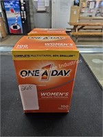 2-100ct women one-a-day multivitamins (display