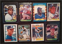 All Star Baseball Card Lot (x8)