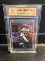 2000 Randy Moss Ultimate Victory Card Graded 10