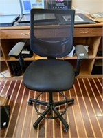 ADJUSTABLE ROLLING BAR HEIGHT OFFICE CHAIR