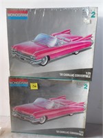 2-1959 Cadillacs Model Kits