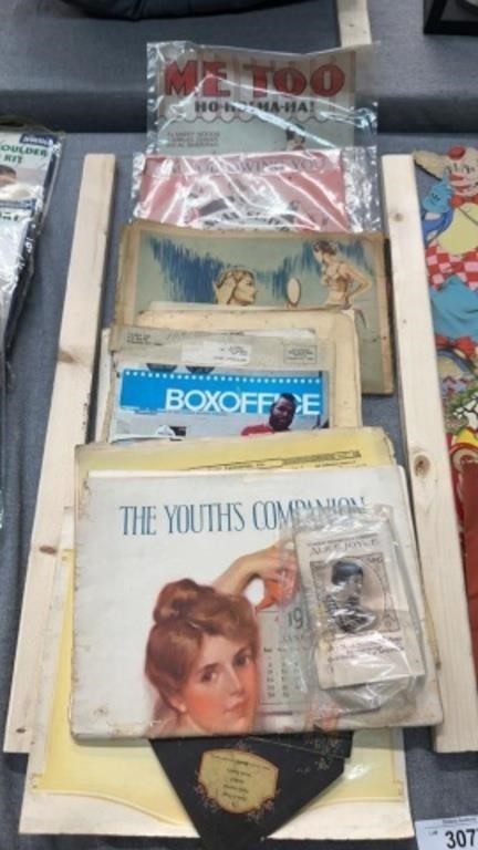 Vintage advertising, and magazines