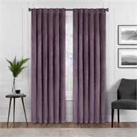 $34  Harper Plum Blackout Curtain 50x108