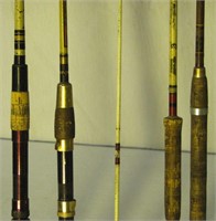 4 Fishing Poles Shakespeare, Heddon, T Williams
