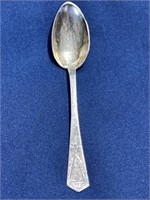 875 Silver Spoon With Monogram 12 grams dated