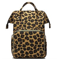 Leopard Pattern Diaper Backpack