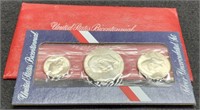 1976 3 Coin Bicentennial Silver Uncirculated Set