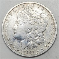 1895-O Morgan Silver Dollar Better Date F
