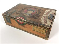 Admiral Hopkins Wooden Cigar Box