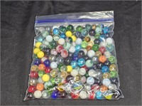 150+ Mixed Vintage Marbles