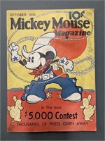 RARE Mickey Mouse Magazine #2 File 1935