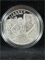 2007 silver proof dollar founding Jamestown