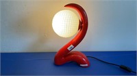 RETRO RED GOLF BALL LAMP
