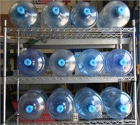 12 refillable 5~gallon Water Bottles
