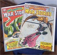 2- $0.12 DC Comic Books War Stories